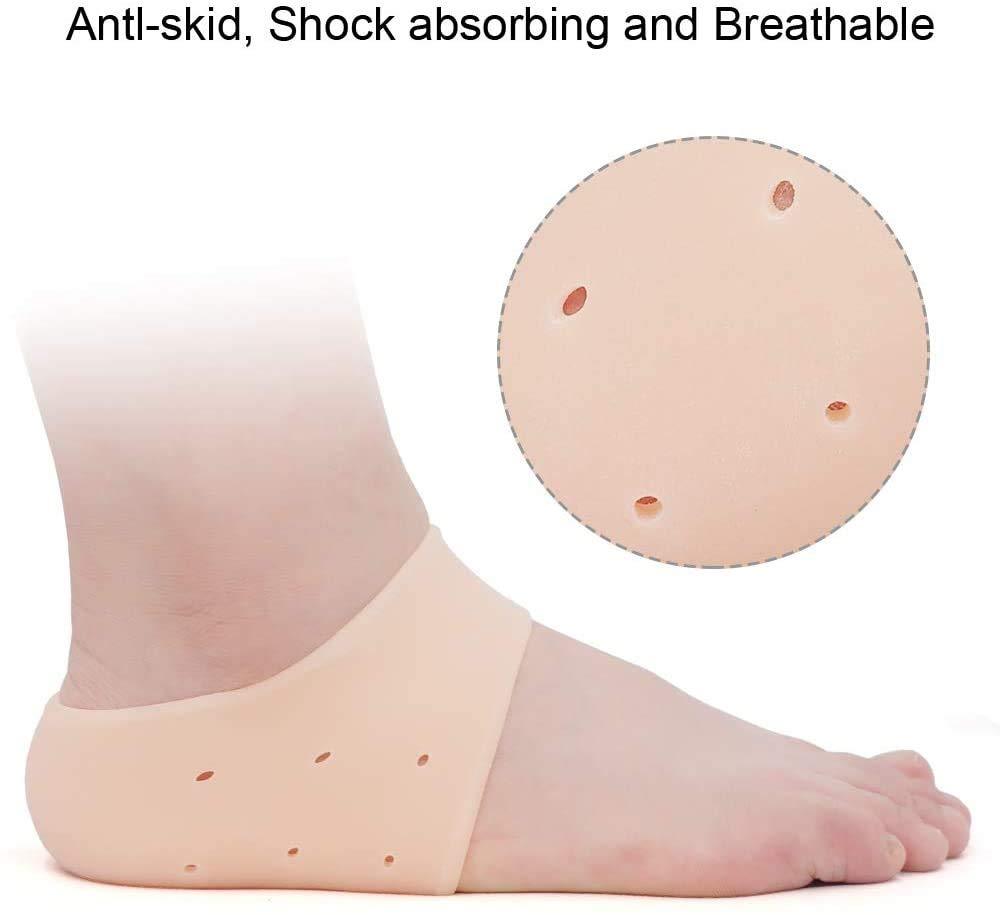 1277 Anti Crack Silicon Gel Heel Moisturizing Socks For Foot Care Men Women (Loose Pack) 1277 Anti Crack Silicon Gel Heel Moisturizing Socks For Foot Care Men Women (Loose Pack)